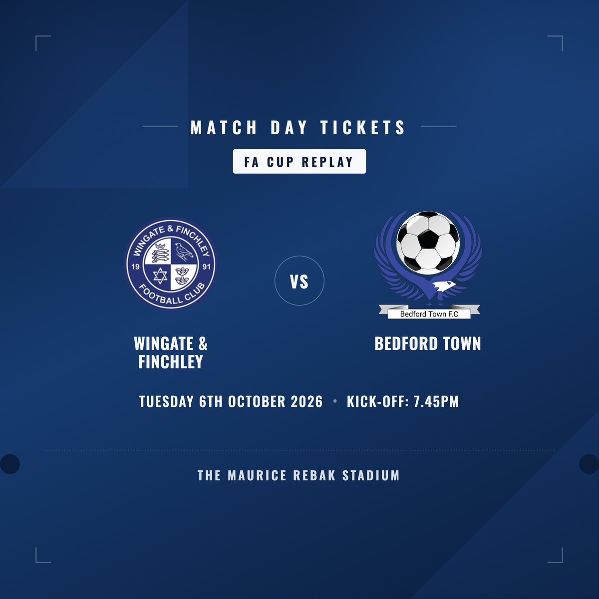 Wingate & Finchley Vs Bedford Town