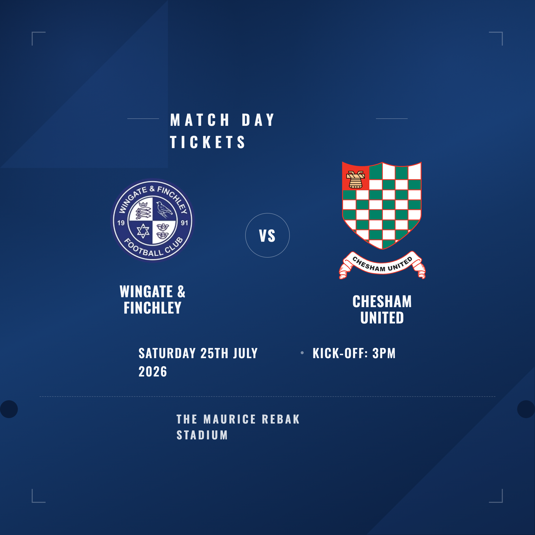 Wingate & Finchley Vs Chesham United