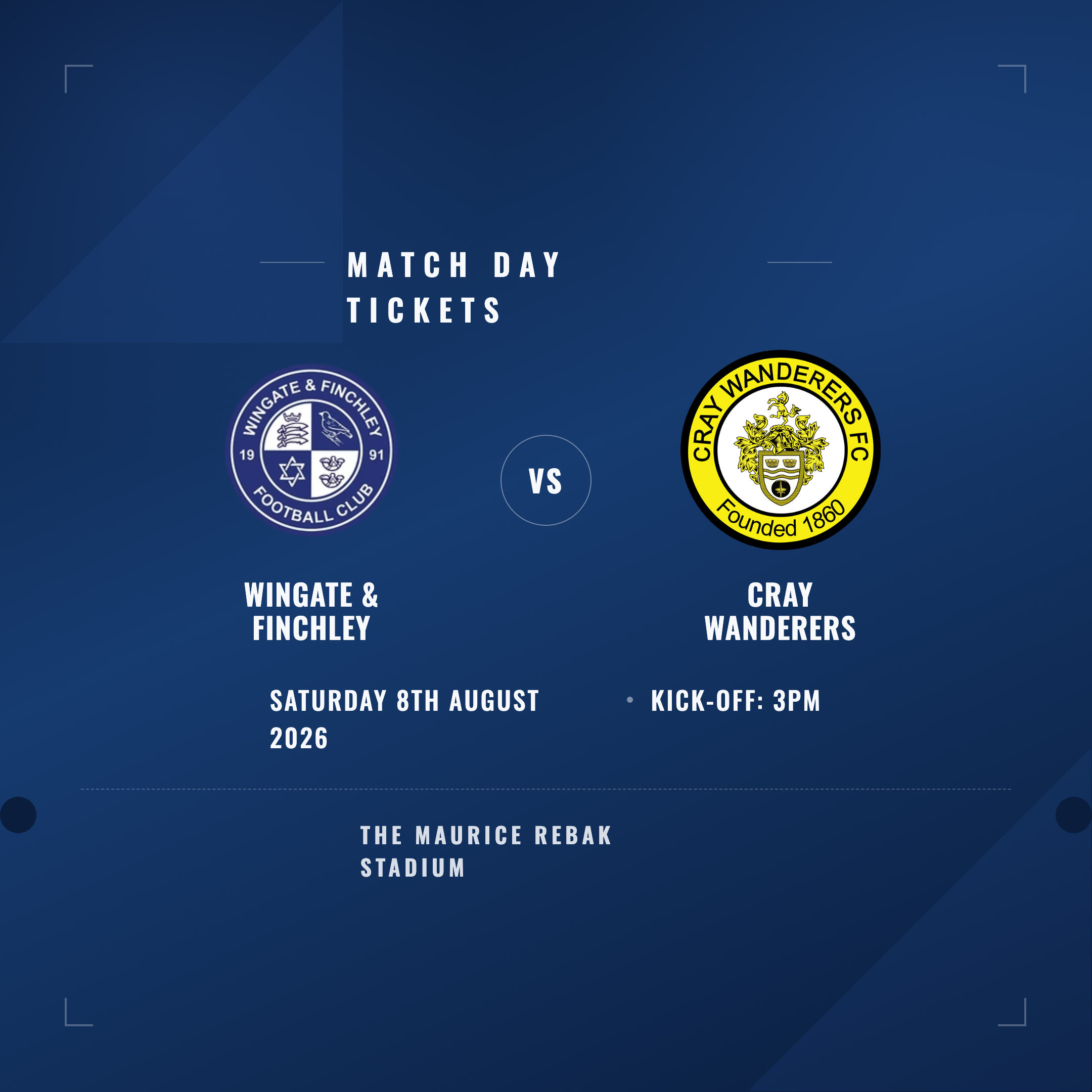 Wingate & Finchley Vs Cray Wanderers
