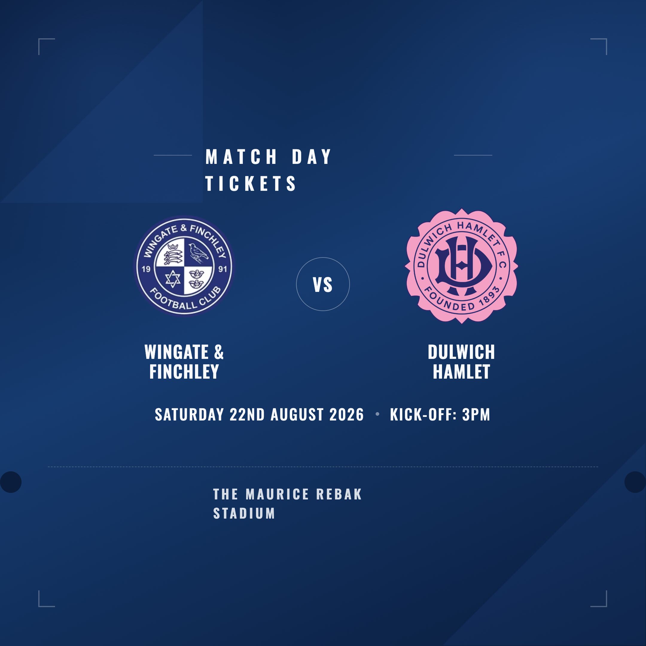 Wingate & Finchley Vs Dulwich Hamlet