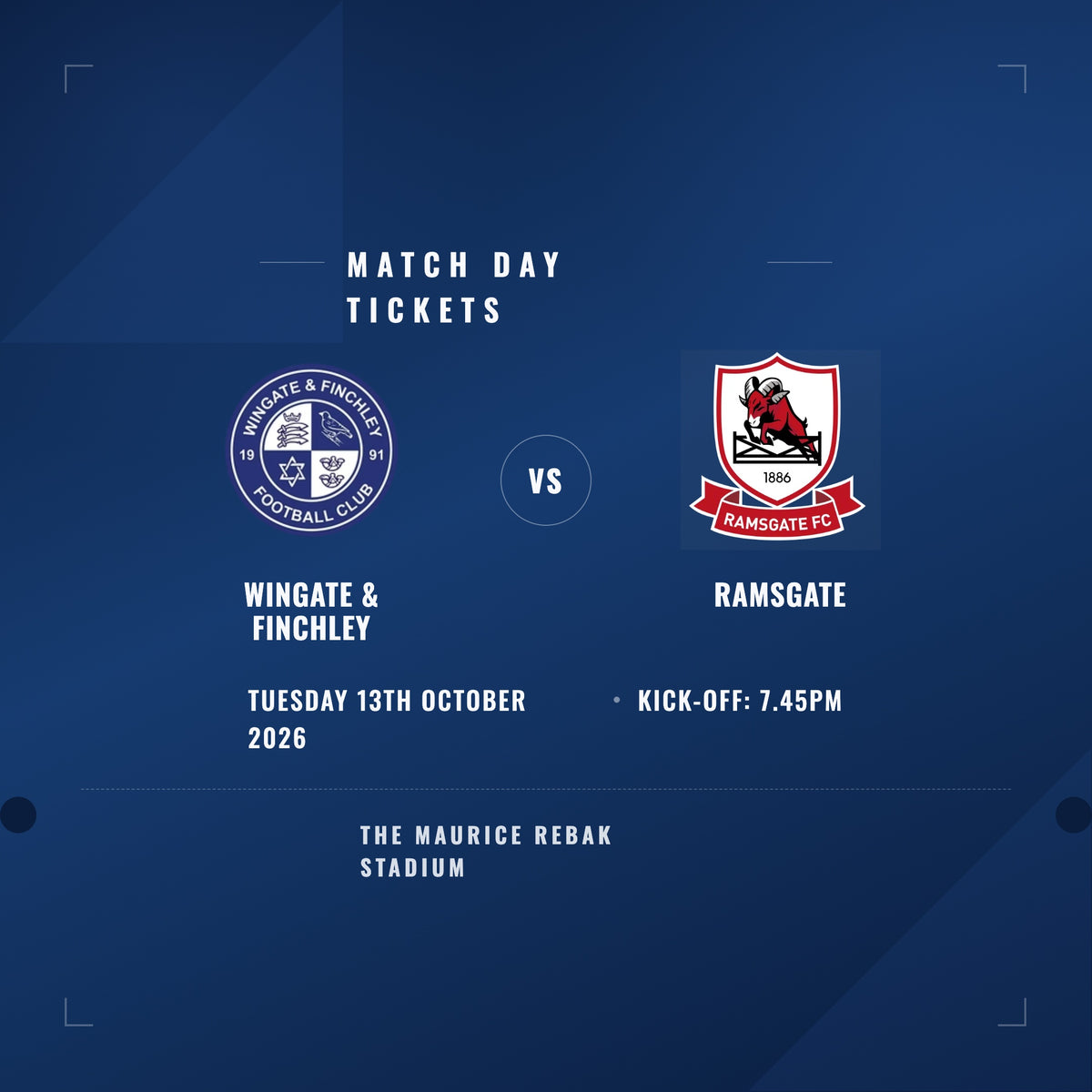 Wingate & Finchley Vs Ramsgate