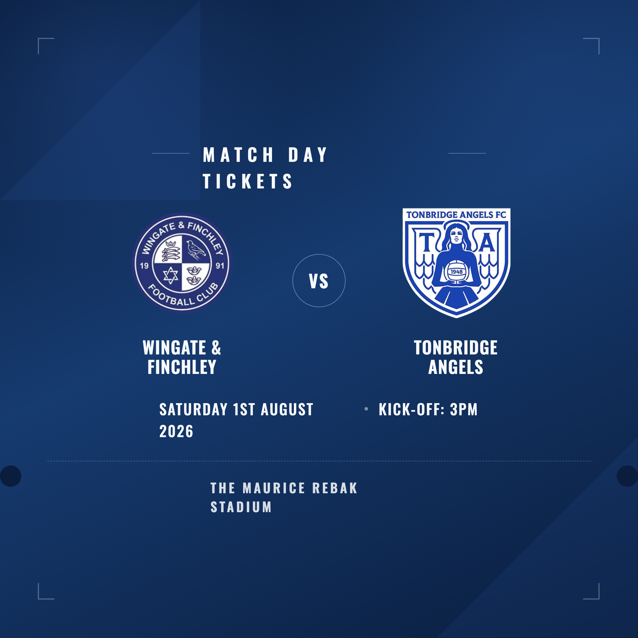 Wingate & Finchley Vs Tonbridge Angels